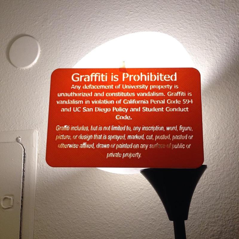 UCSD Graffiti Stencil
