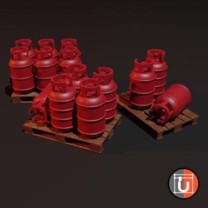 Dangerous Terrain: Gas Bottles