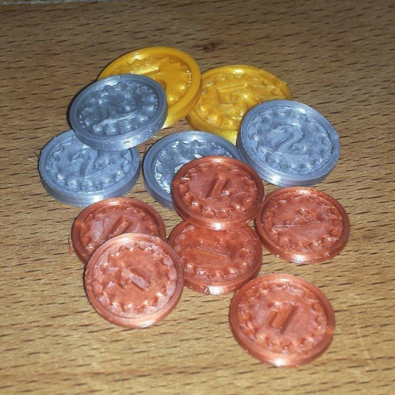 Generic Game Coins / Standard Spiel-Münzen