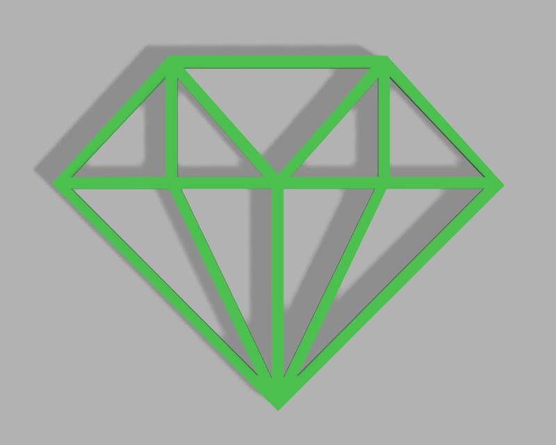 Chaos Esmerald Wall Art || Esmeralda Chaos Wall Art