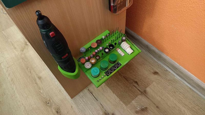 holder for multi-function hand sander and station