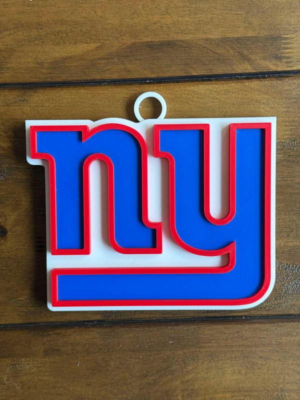 New York Giants Oversized Necklace, Pendant