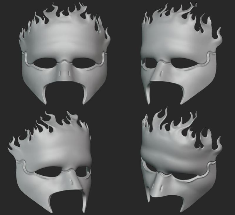 PHOENIX MASK 3D STL FILE | PHOENIX MASK DIGITAL FILE