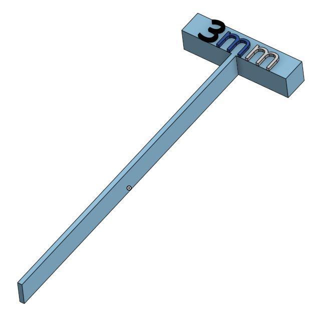 T-Spacer/ Gauge/ Straightedge for Bookbinding