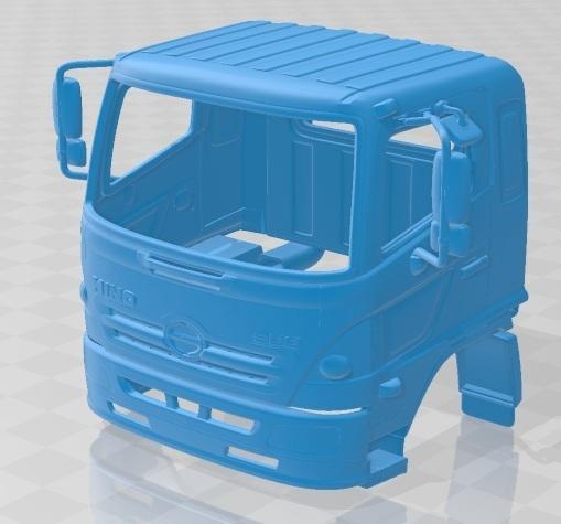 Hino 500 FC 2020 Printable Body Cabin Truck