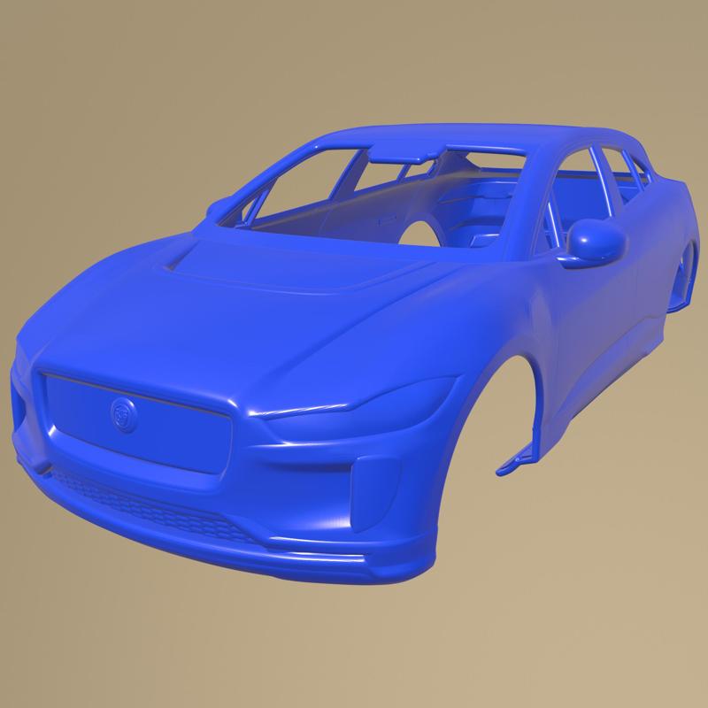 Jaguar I Pace 2024 PRINTABLE CAR BODY