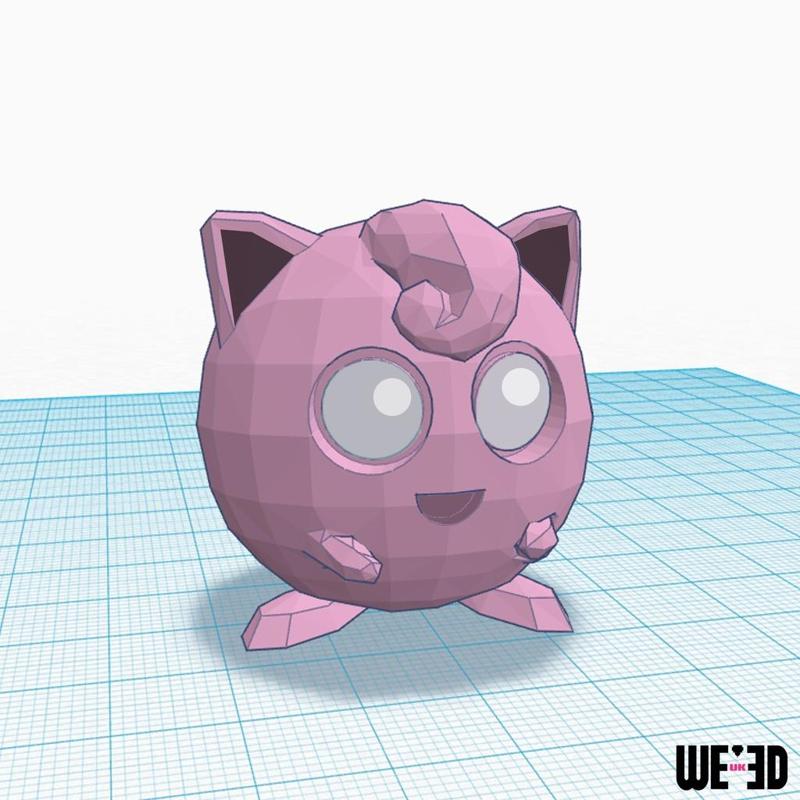 Pokemon - Jigglypuff - Low Poly 3D