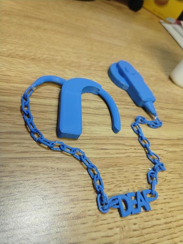 Cochlear implant art piece