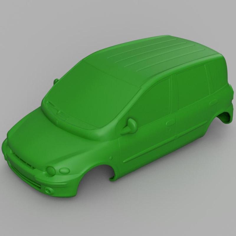 STL FIAT  MULTIPLA  1998  ( FOR RESIN PRINTER )