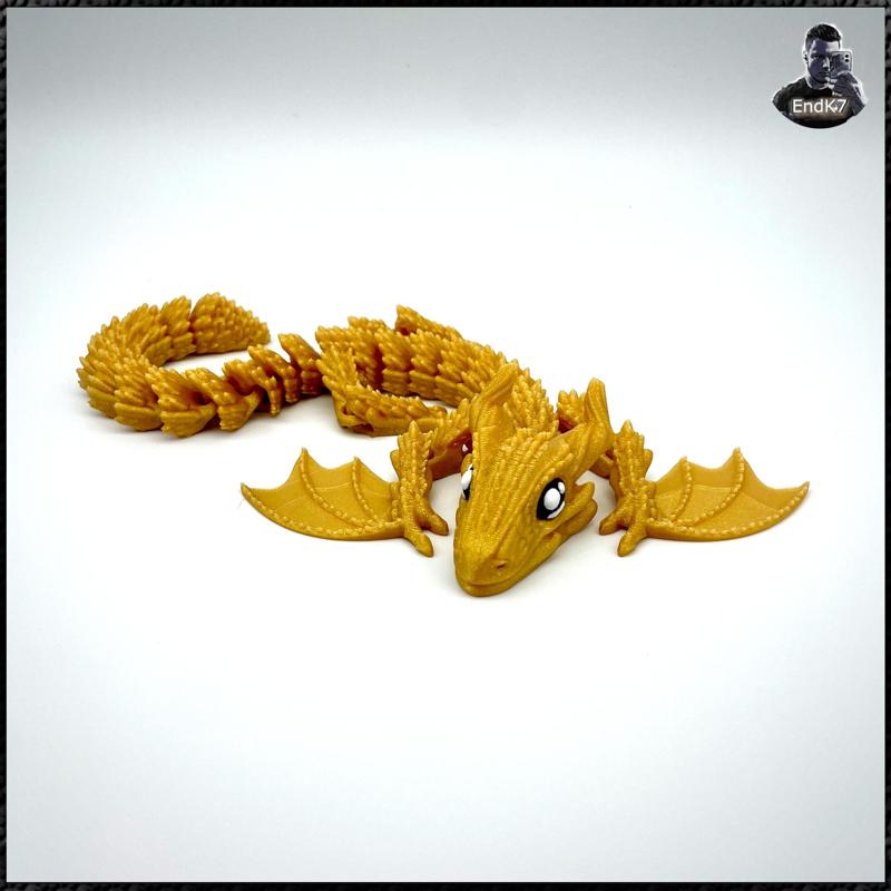 Glorious Wyvern - Articulated - Print in Place - magnetic