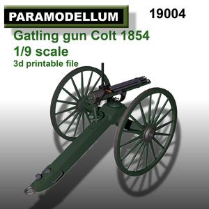 19004 Gatling gun Colt 1874 1/9 scale.