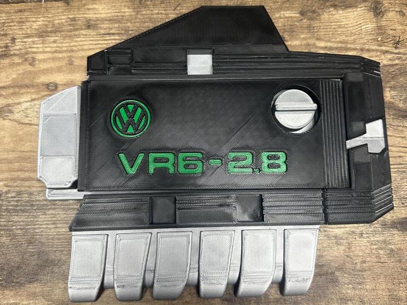 vw 12v vr6 upper intake manifold wall art