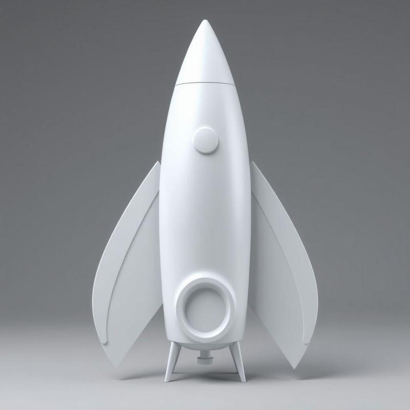 Stylized Rocket Ship