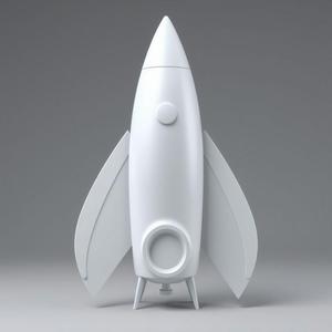 Stylized Rocket Ship