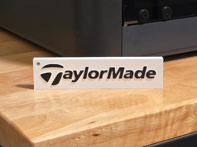 Taylormade golf bag tag