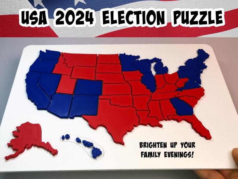 USA 2024 Election Puzzle Game