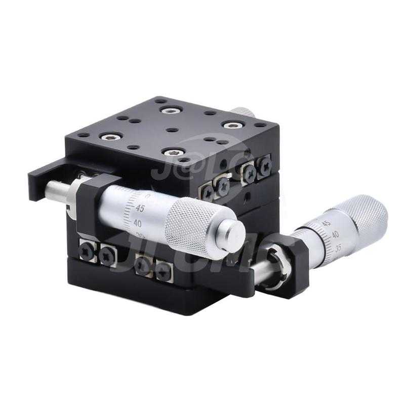 JLCMC Crossed Roller Guided Manual Motion Platform Micrometer Feed Type XY-axis