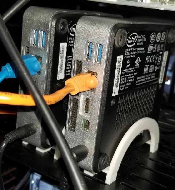 Double Intel NUC stand