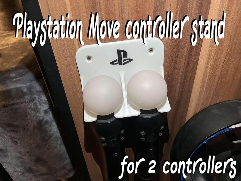 Playstation Move stand for 2 controllers