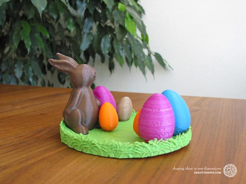 Easternest with Easter Bunny and Eggs