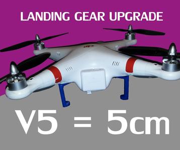 V5 DJI Phantom Landing Gear BUSTMOLD LEGS 5cm