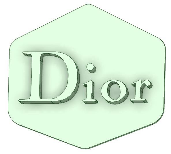 Stamp Dior Stamp 55x52mm