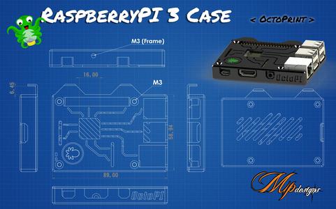 RaspberryPI 3 Case < OctoPrint>