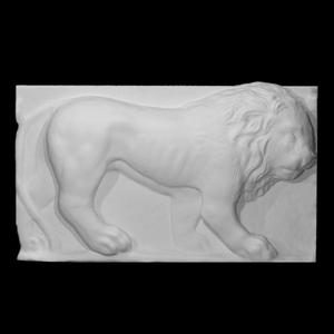 Relief with a lion