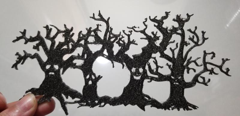 Creepy Halloween Tree Silhouette