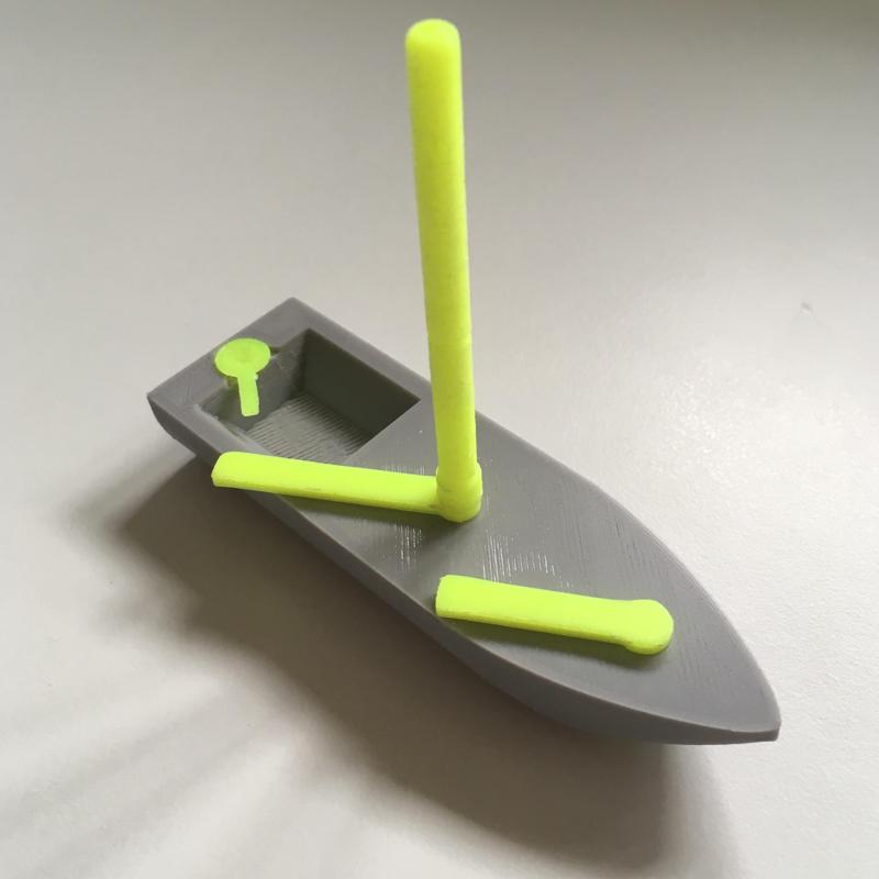 sailboat training model