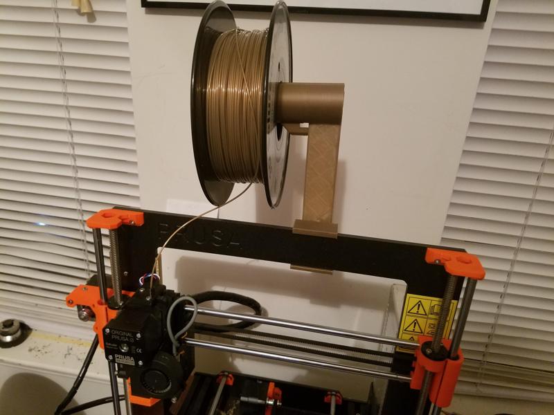 Prusa I3 MK3 foldable spool holder