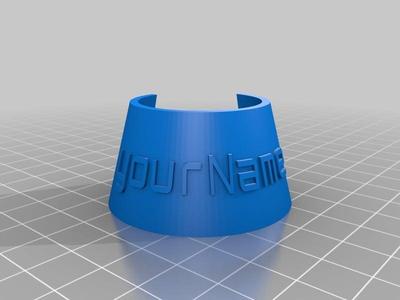 1.0l PET bottle name tag