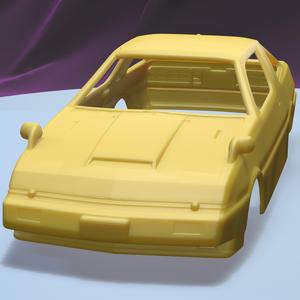 MITSUBISHI STARION TURBO 1982  (1/24) printable car body