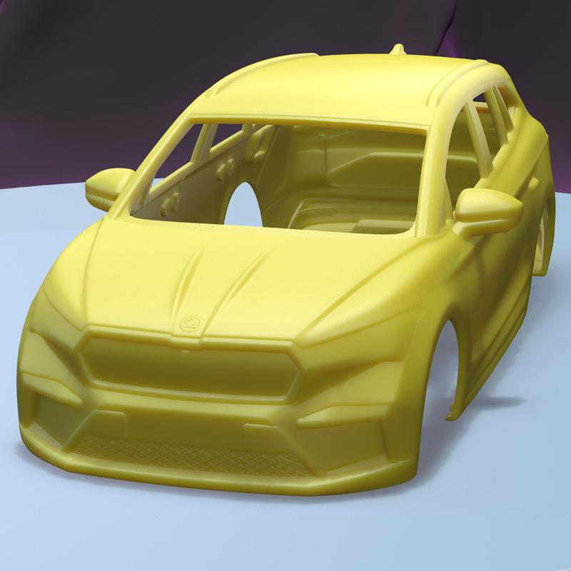 SKODA ENYAQ FOUNDERS EDITION 2021 (1/24) printable car body