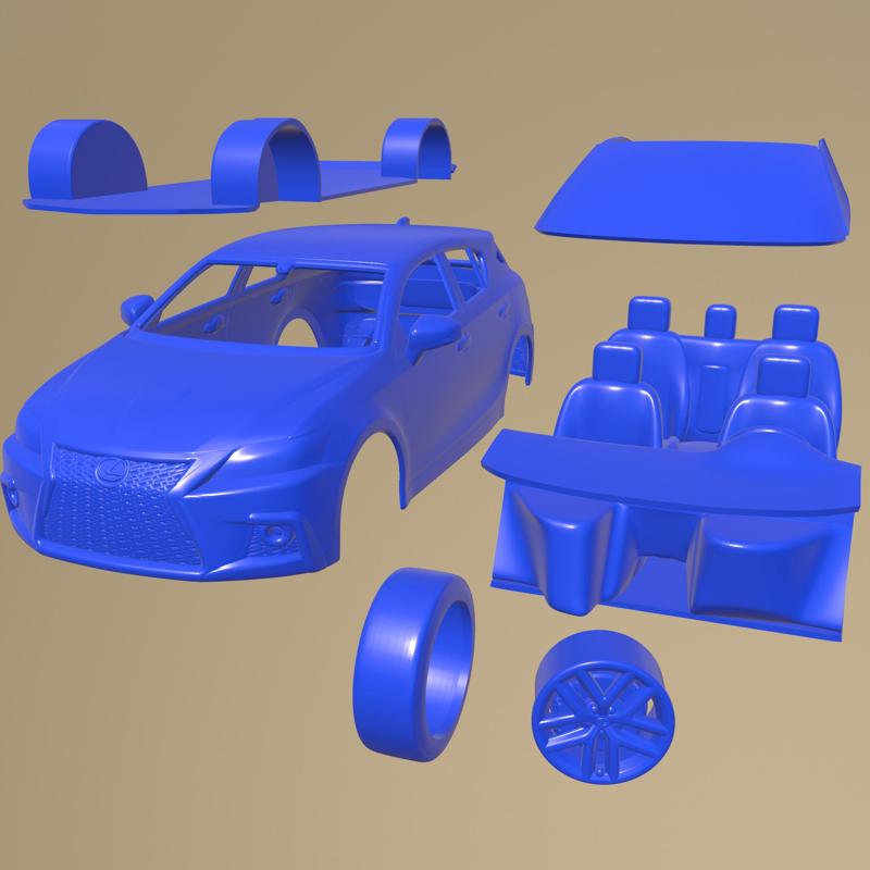 Lexus Ct 200h 2020 PRINTABLE CAR IN SEPARATE PARTS