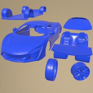 McLaren Artura 2021 PRINTABLE CAR IN SEPARATE PARTS