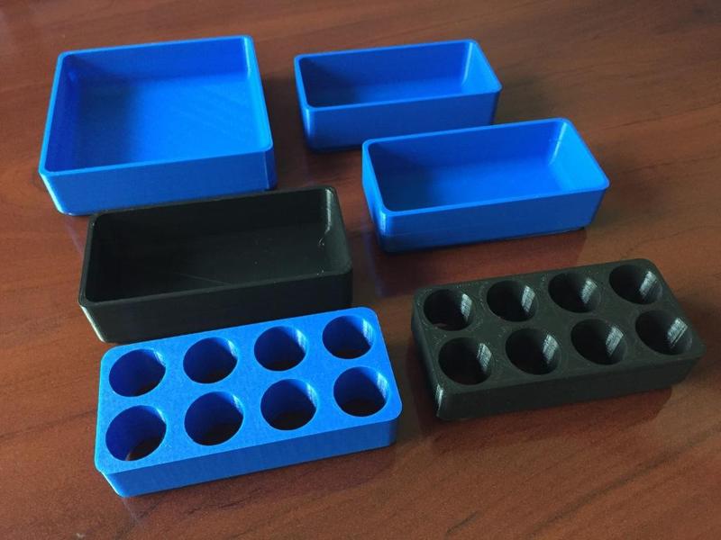 Toolbox Bins & ER20 Collet Inserts