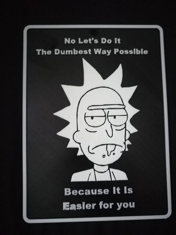 Rick Sanchez Sign