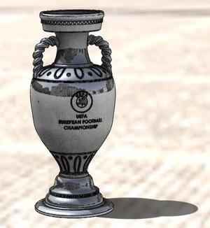 euro cup key ring 58 mm