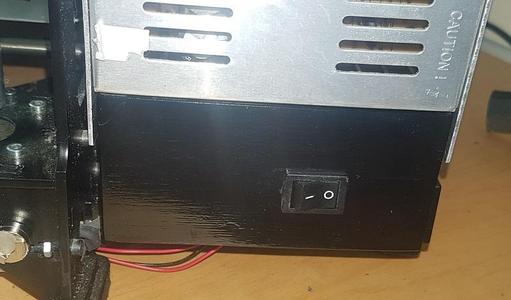 3D Printer PSU Cover (with IEC C13/C14 plug and switch)