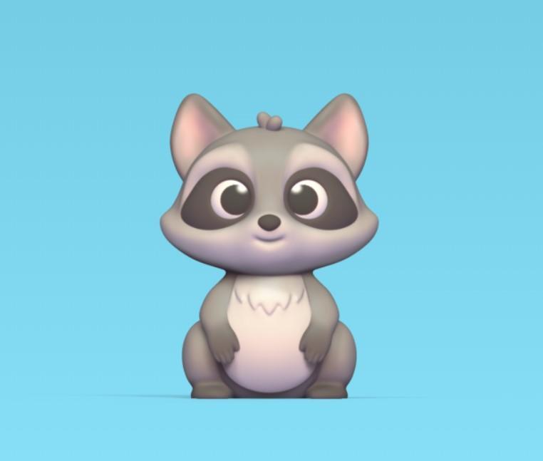 Cartoon Raccoon