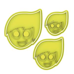 JOY INSIDE OUT FACE COOKIE CUTTER pack three sizes