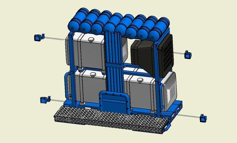 Turm für Schwerlast LKW