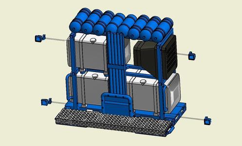 Turm für Schwerlast LKW