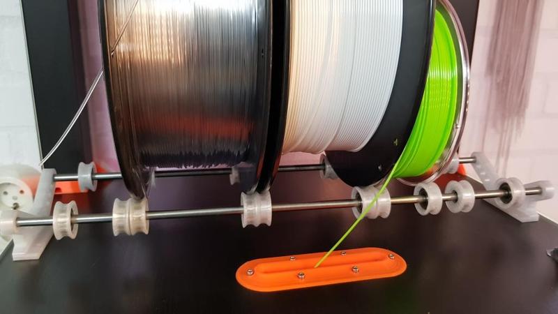 Improved MMU Filament Guide for LACK IKEA table