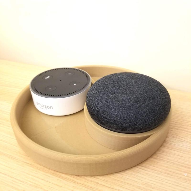 Yin & Yang Echo Dot and Google home holder