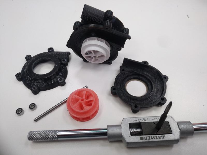 Working model of the turbocharger