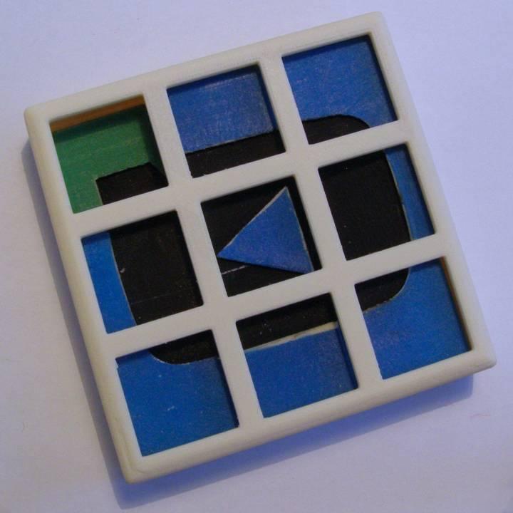 2 layers sliding puzzle