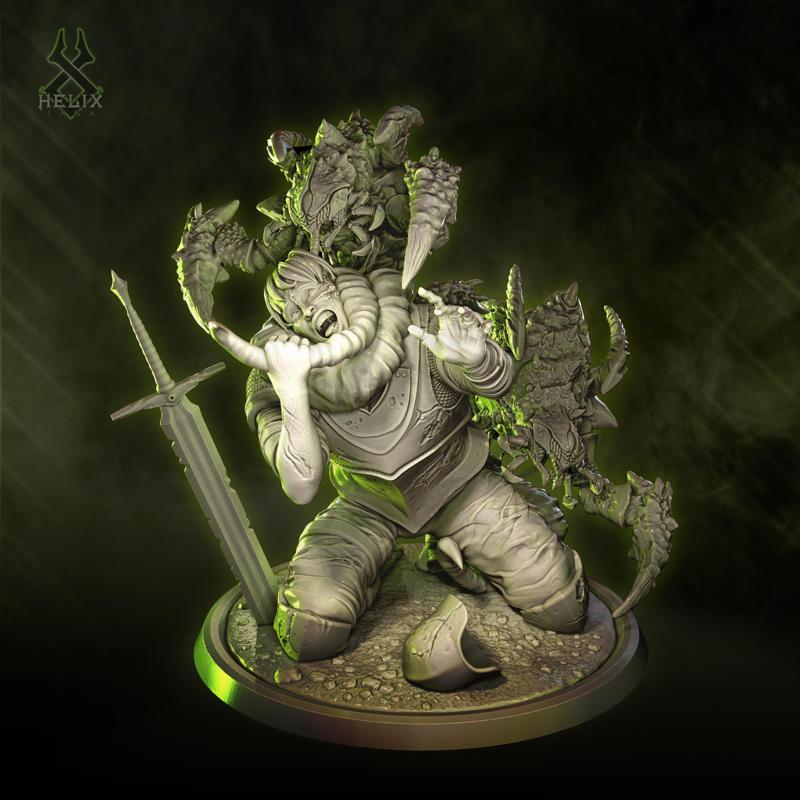 Zangans Spire Sower  - Exomite Hive 100mm Miniatures STL (Pre-Supported)