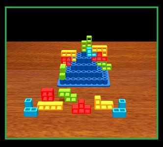 Pyramidal Jenga Tetris